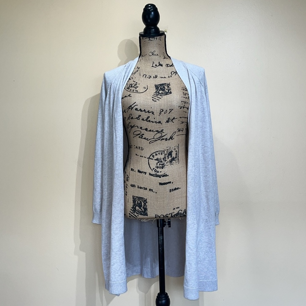 Long Open Front Cardigan Sweater